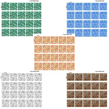 

Funlife 15*15cm PVC Waterproof Self adhesive Wallpaper Furniture Kitchen Mediterranean DIY Tile Sticker Wall Decal TS001