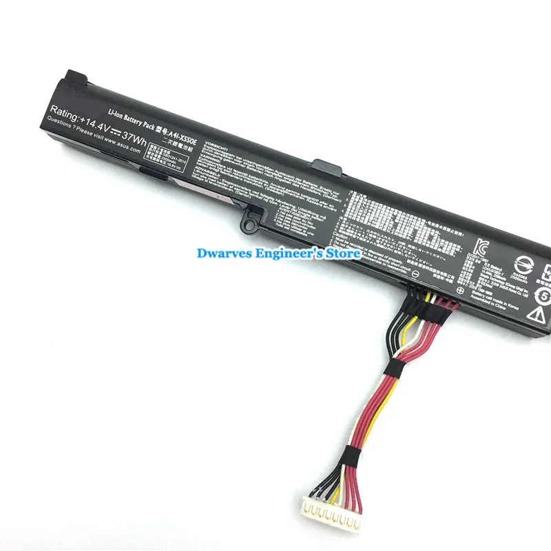 A41-X550E Батарея 14,4 V 2500 мА/ч, 37Wh для Asus A450 A450JF K550E X450 X450J A450 A450C A450E Серия ноутбуков