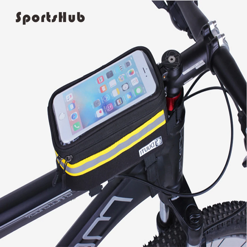 

SPORTSHUB Update Rainproof/Reflective Bicycle Cycling Bike Bag Bicycle Saddle Bag Touchable Screen Bicycle Accessories C0005-2
