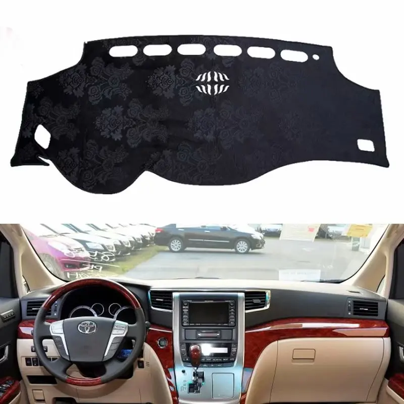 

For Toyota Alphard Vellfire AH20 2008 2009 2010 2013 2014 2011 2012 2015 Flannel Dashmat Dashboard Cover Dash Pad Mat Carpet