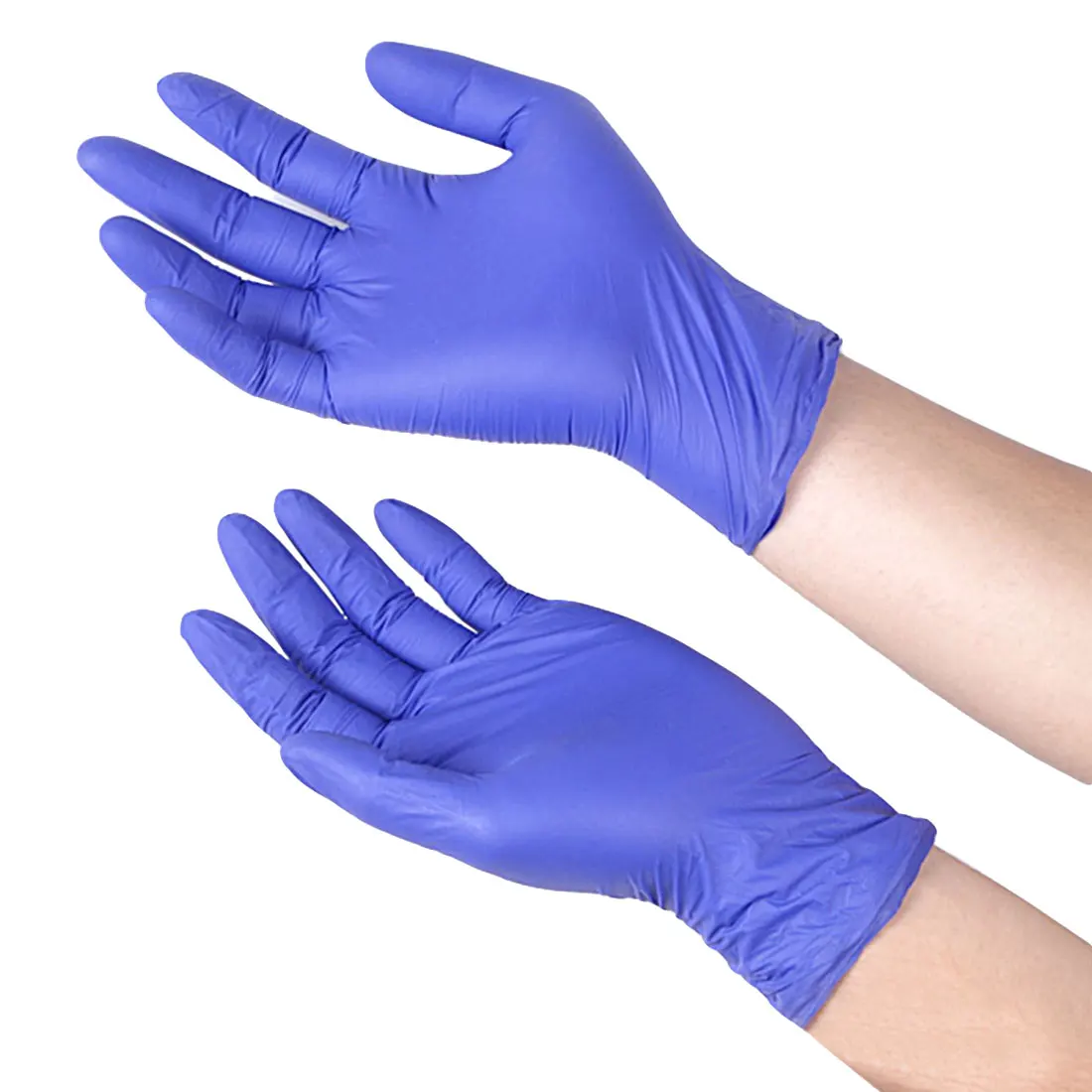 Одноразовые 100 шт перчатки нитриловые перчатки для чистки дома одноразовые перчатки, пищевое качество хозяйственные перчатки для уборки
