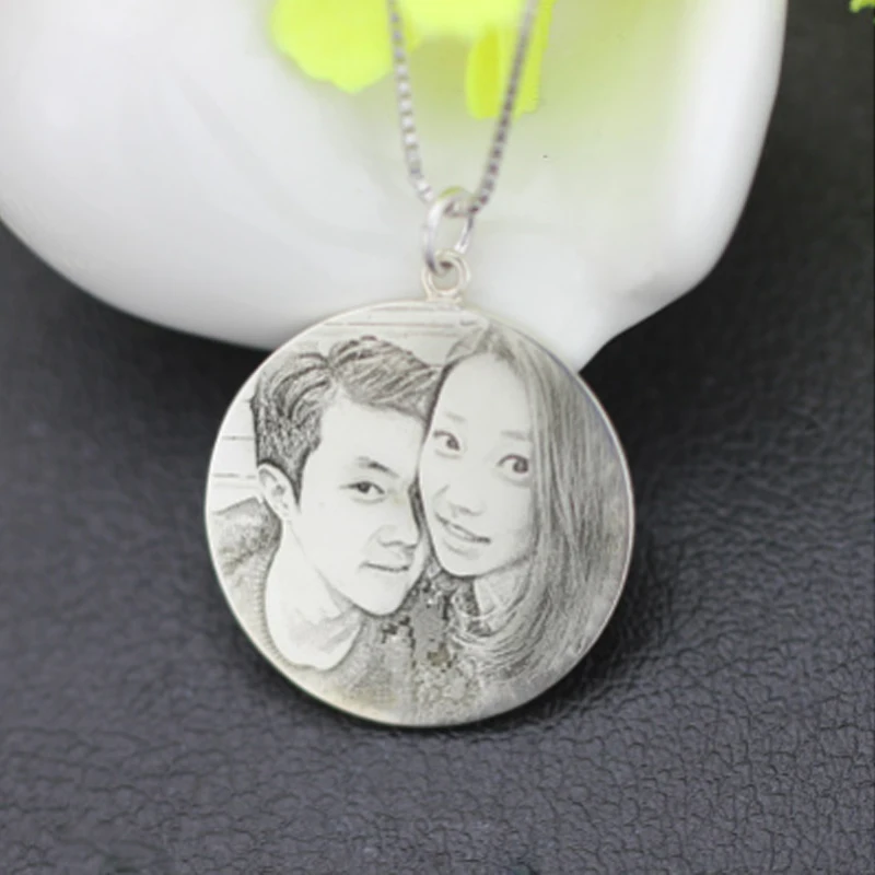 

Personalized Infinity Pendants Custom Name Necklaces 990 Sterling Silver Lover Charm Jewelry Valentine's Day Gift DIY 0057