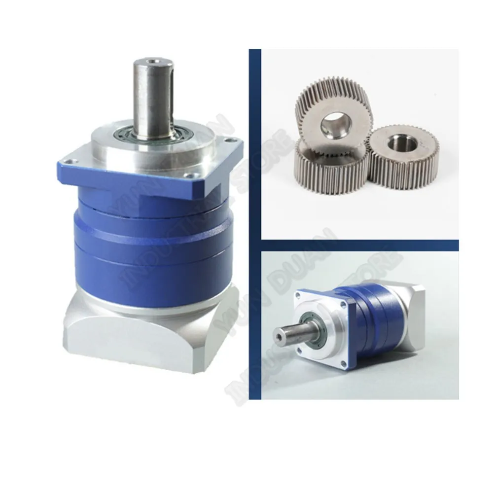 

Gearbox 7 :1 Speed Ratio Helical Tooth Planetary Reducer 3Arcmin Reducer 8000rpm for NEMA24 60mm 200W 400W Servo Motor Robot