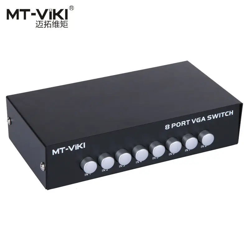 MT VIKI 8 Port VGA Switch without USB 8 Input 1 Output VGA font b Video