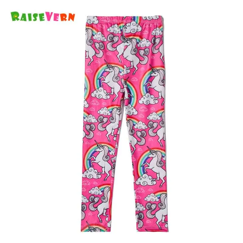 Buy 2018 New Girls Unicornio Printed Pants 6 12Y Children's Casual Unicorn