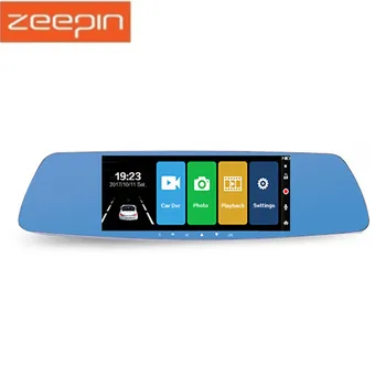 

H806 7-inch Touch Screen DVR Dual Lens Rearview Mirrors Driving Recorder with Parking Monitor and Reversing Video Functions