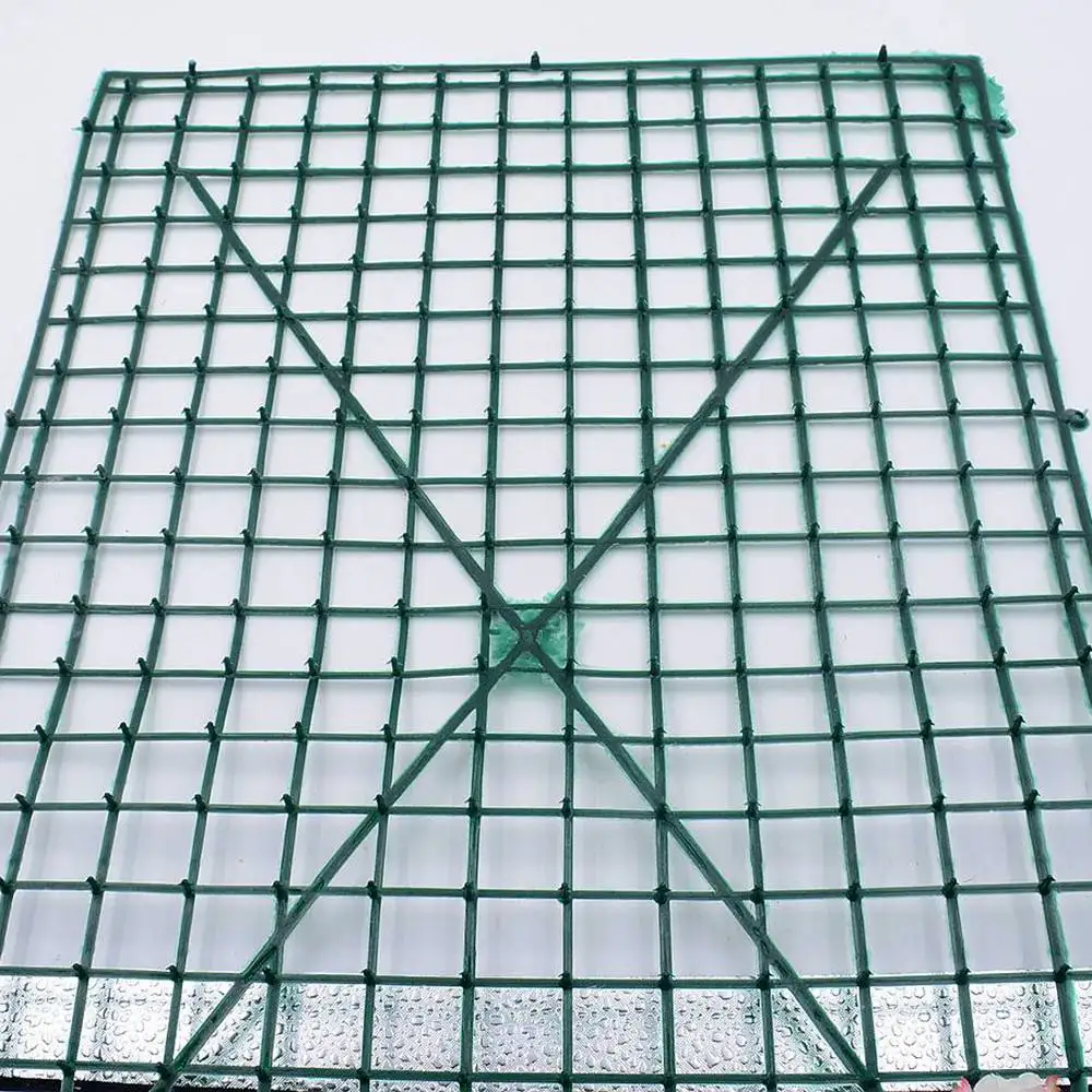 40x60cm plastic green lawn grid wedding party holiday decoration