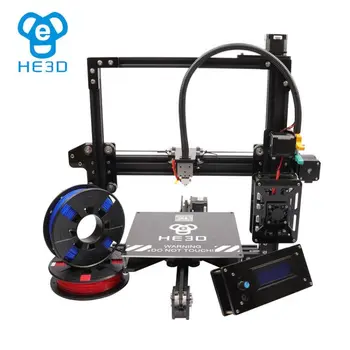 

HE3D EI3 single flex aluminium extruder DIY 3D printer, 2 rolls of filaments for gift tie-in selling 3d scanner