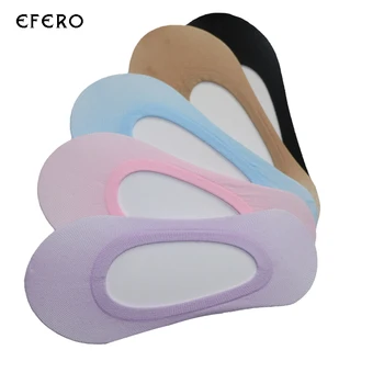 

5Pairs Summer Socks for Women Boat Socks Non-Slip Invisible Thin No Show Socks Female Low Cut Ankle Socks Meias Chausette Femme