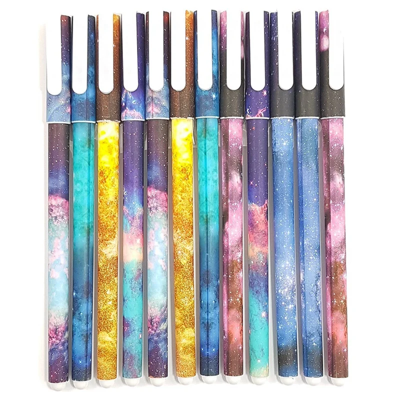 

10 colored pencils in different colors, fineliner with a thin lead, writing pens for drawing, writing, color accessories for s