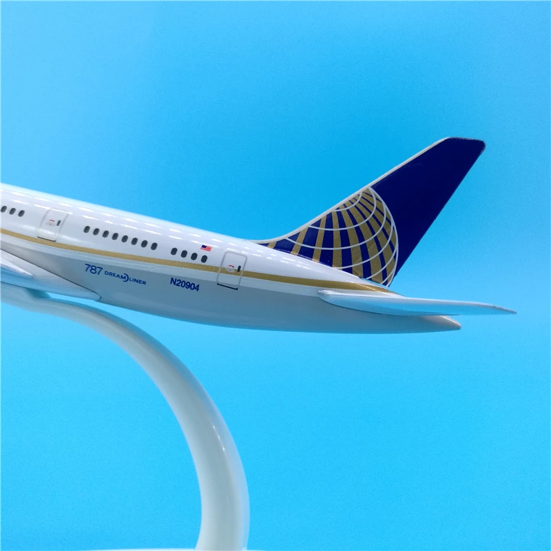 Модель самолета 20 см B787 американский Боинг 787 металлическая авиационная модель с
