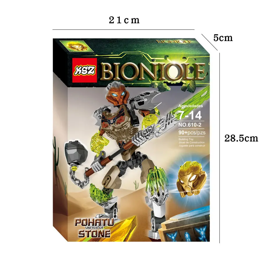 Reedcall 90 шт Bionicle копака и мелум Юнити набор 71311 строительные игрушки Совместимые с