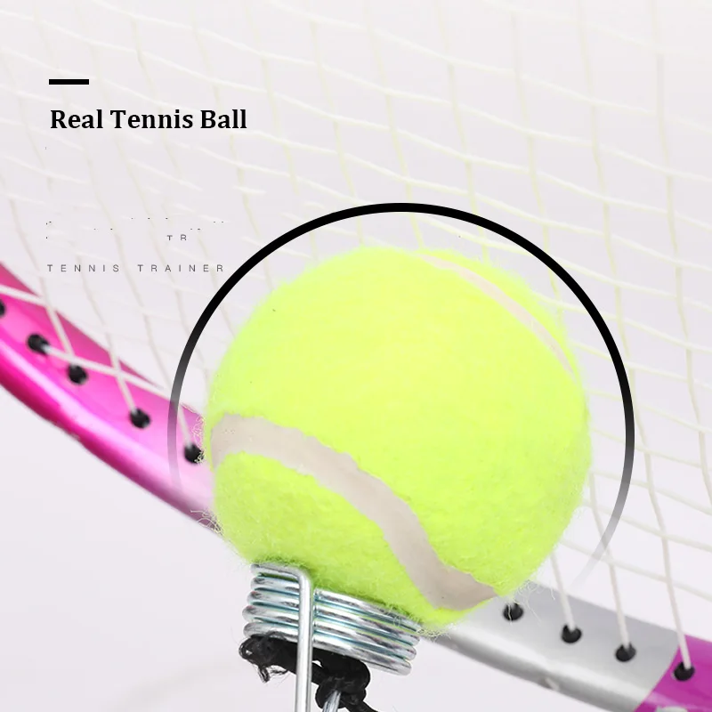  Black Plastic Tennis Ball Machine Upgrade Portable Tenis Trainer Professional Self-study Accessorie