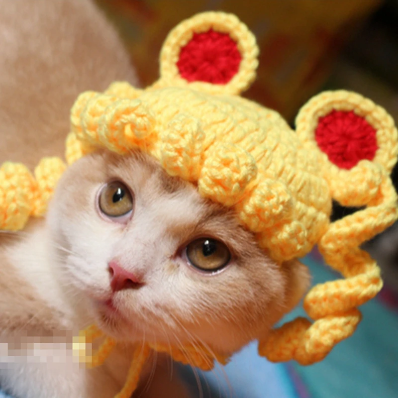 

[MPK Store] Sailor Moon Cat Hat, Adorable Cat Headwear, 2 Sizes Available