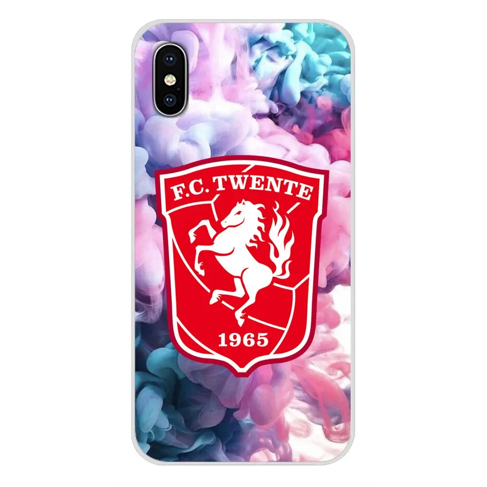 Прозрачный чехол из ТПУ для Samsung Galaxy A5 A6S A7 A8 A9S Star J4 J6 J7 J8 Prime Plus 2018 FC Twente Football Logo