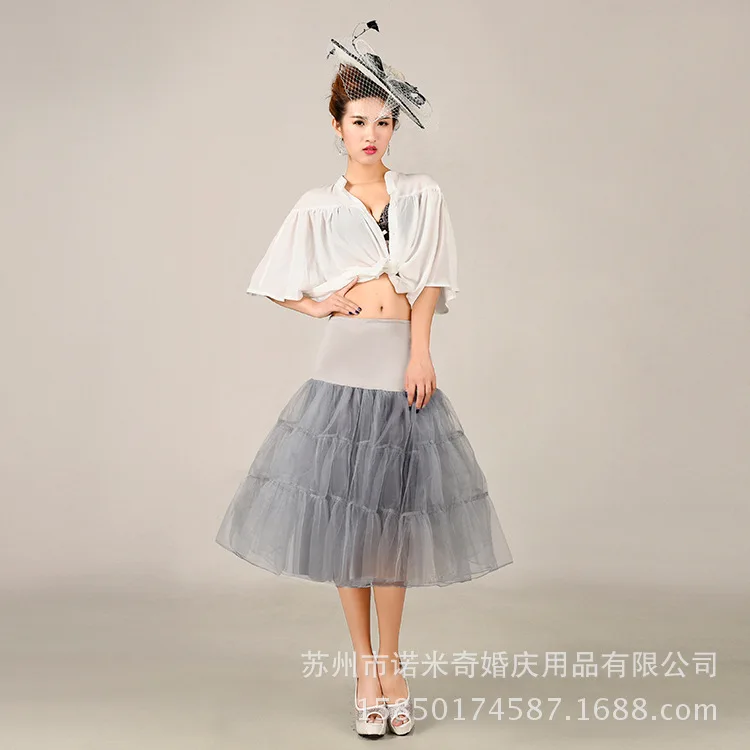 

18 color retro dress bust trade boneless net veil hold daily violence colored petticoat Bubble Skirt