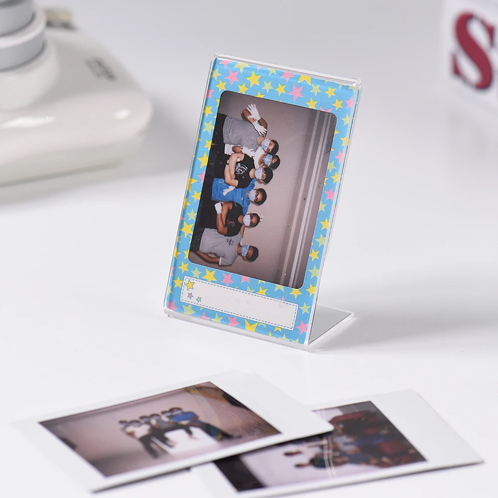 Andoer 1 шт. 3 &quotl образная фоторамка прозрачная мини подставка для Fujifilm Instax Mini 8 + 70 7s 90