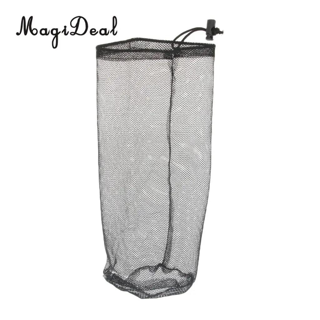 Polyester Mesh Bag, Drawstring Pouch, Lightweight Portable Stuff Sack for Laundry, Gym Clothes, Swimming, Camping, Hiking