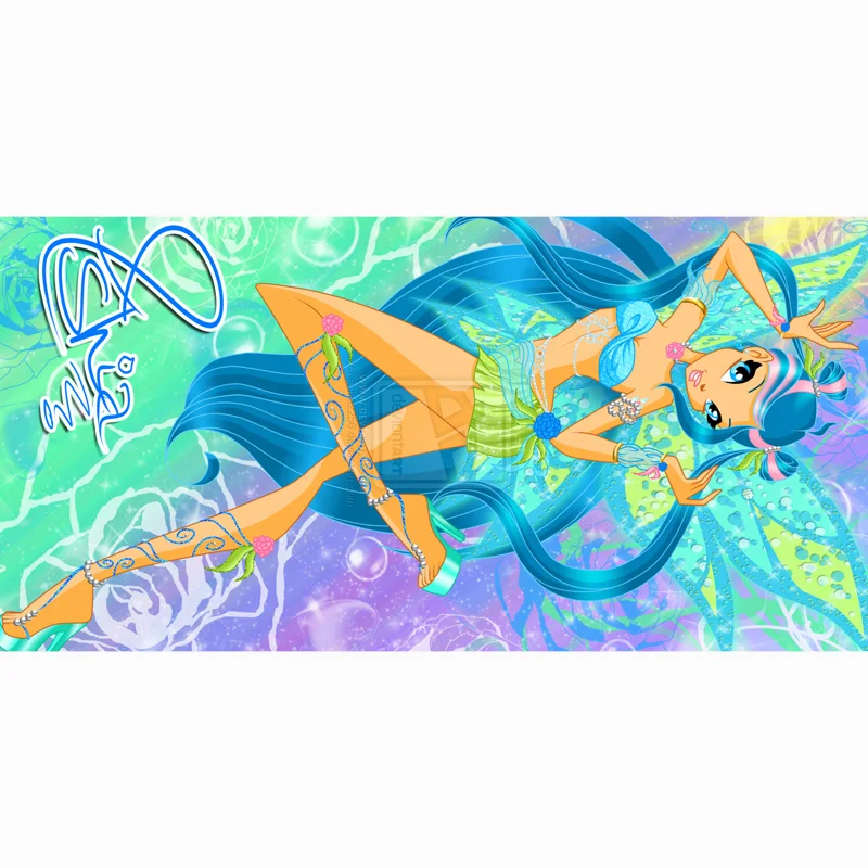 New 70x140cm Bath Towel Cartoon Winx Club Beach Towel Drying Washcloth