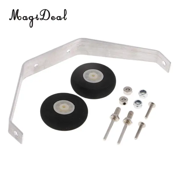 Best Offers Aluminum Alloy Landing Gear with Steering Tail Wheel For 25/ 50 Level RC Plane Best Offers Aluminum Alloy Landing Gear with Steering Tail Wheel For 25/ 50 Level RC Plane