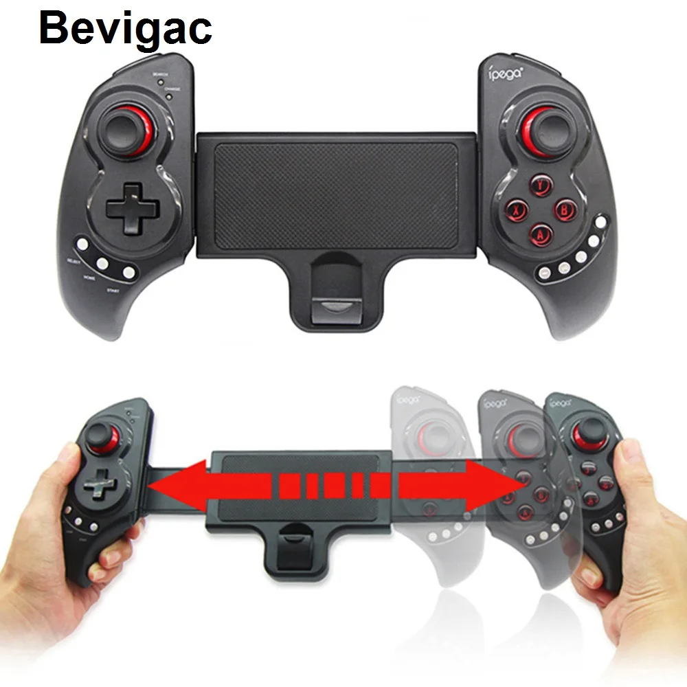 

Bevigac Wireless Bluetooth Tablet Mobile Phone Game Controller Gamepad Joystick Stretch Bracket for iOS Android PC Accesories
