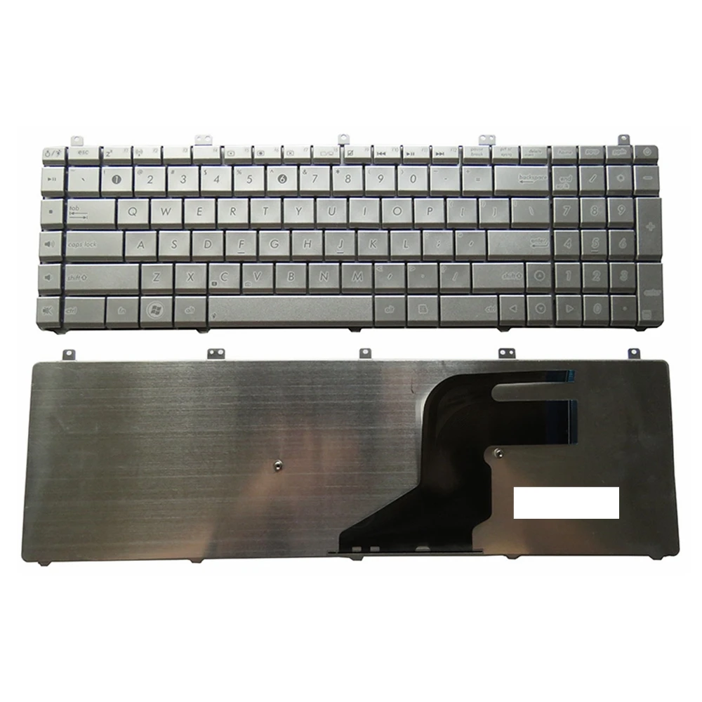 

Новая клавиатура для ASUS N55 N55S N55SF N55SL Серебряная клавиатура для ноутбука
