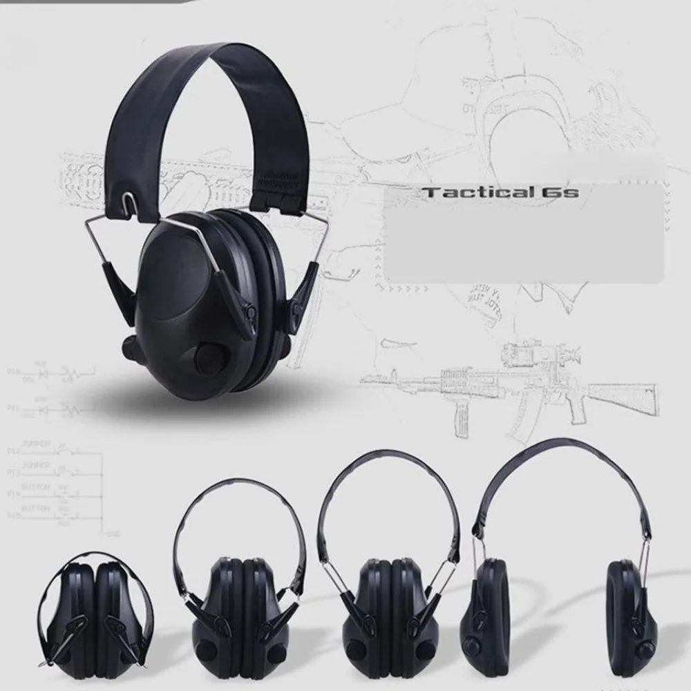 

Electronic Ear Protection Shooting Hunting Ear Muff Anti-Noise Tactical Headset Hearing Ear Protection Headphone for Hunting