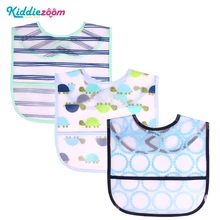 3 шт./компл. Детские и детские для девочек и мальчиков детские средние милые водонепроницаемые Карманные детские аксессуары для новорожденных младенческие нагрудники