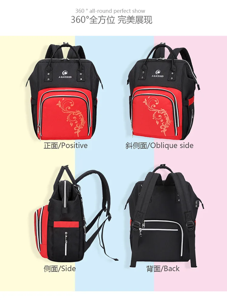 Mochila Feminina Usb и разъем для наушников Мумия пакет беременная женщина исходящая Сумка Многофункциональная Наплечная пеленка мать ребенок
