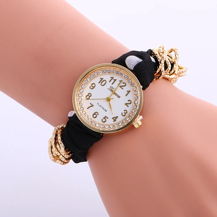 Buy Fashion Geneva Vintage Women Watches Weave Wrap