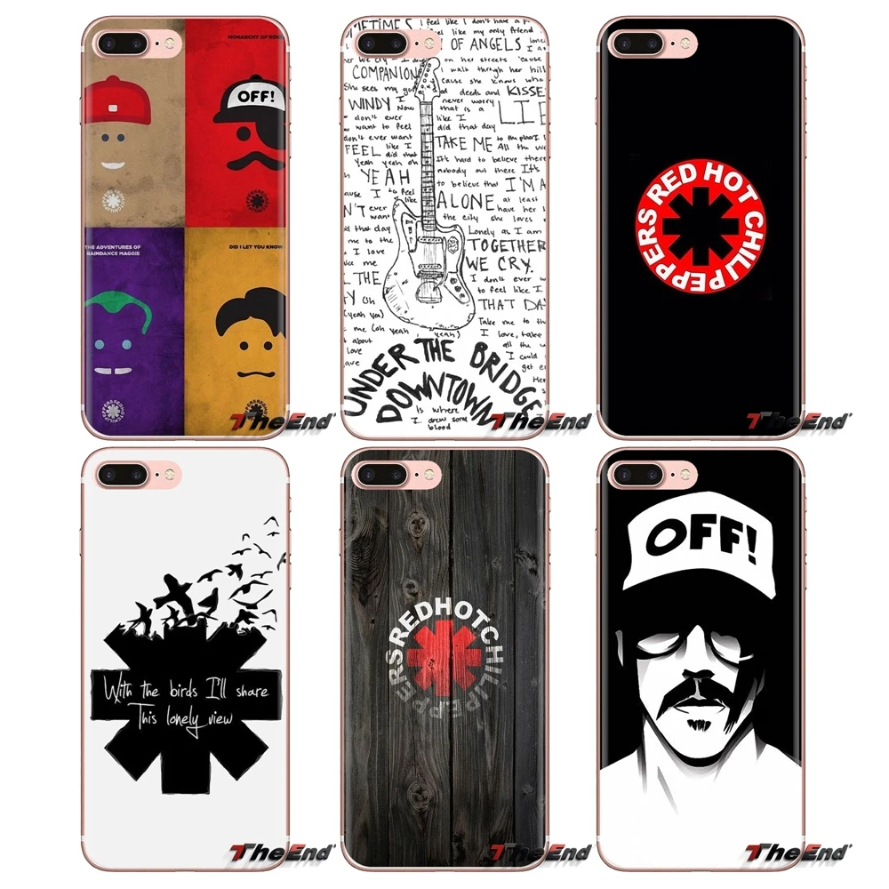 

Red Hot Chili Peppers Los Angeles TPU Transparent Cover Bag For Xiaomi Redmi 4A S2 Note 3 3S 4 4X 5 Plus 6 7 6A Pro Pocophone F1