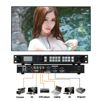 

VDWALL LVP605S New Design LED Video Processor Inputs SDI DVI VGA HDMI YPbPr S-Video Composite 2304*1152 similar to lvp815s