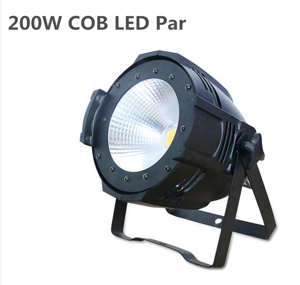 

200W COB LED Warm White/Cold White Aluminum Alloy LED Par Light DMX High Power Stage Light