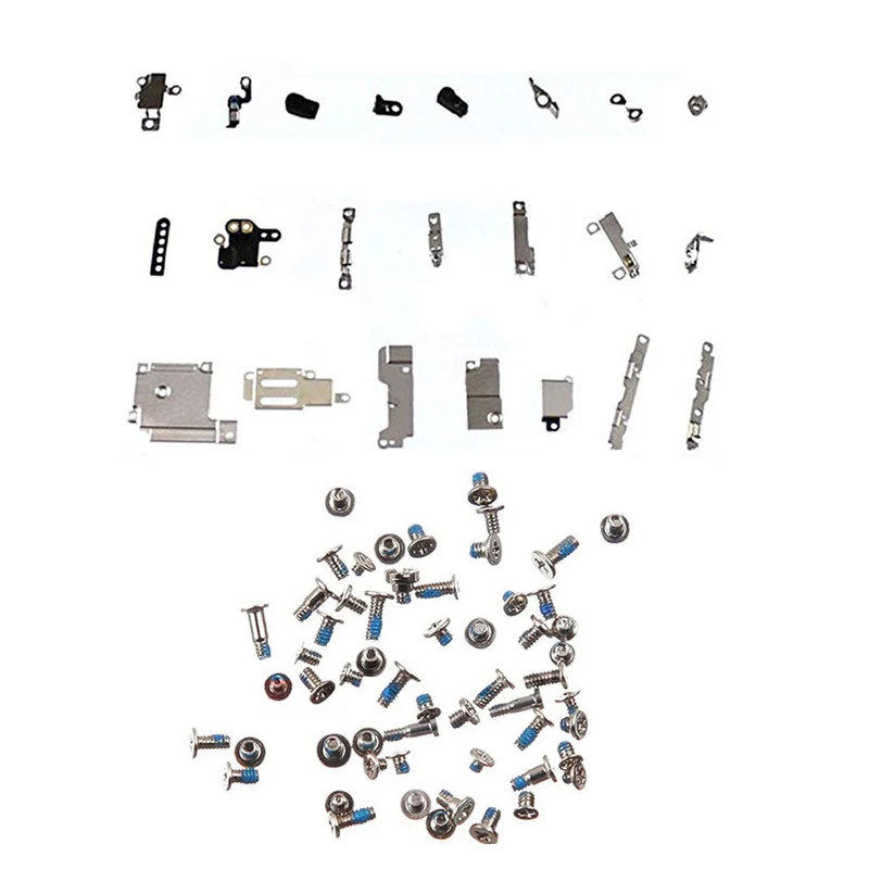 

Full Set Small Metal Internal Bracket Replacement Parts Shield Plate Kit for Iphone 6 6 Plus small metal parts +full set screws
