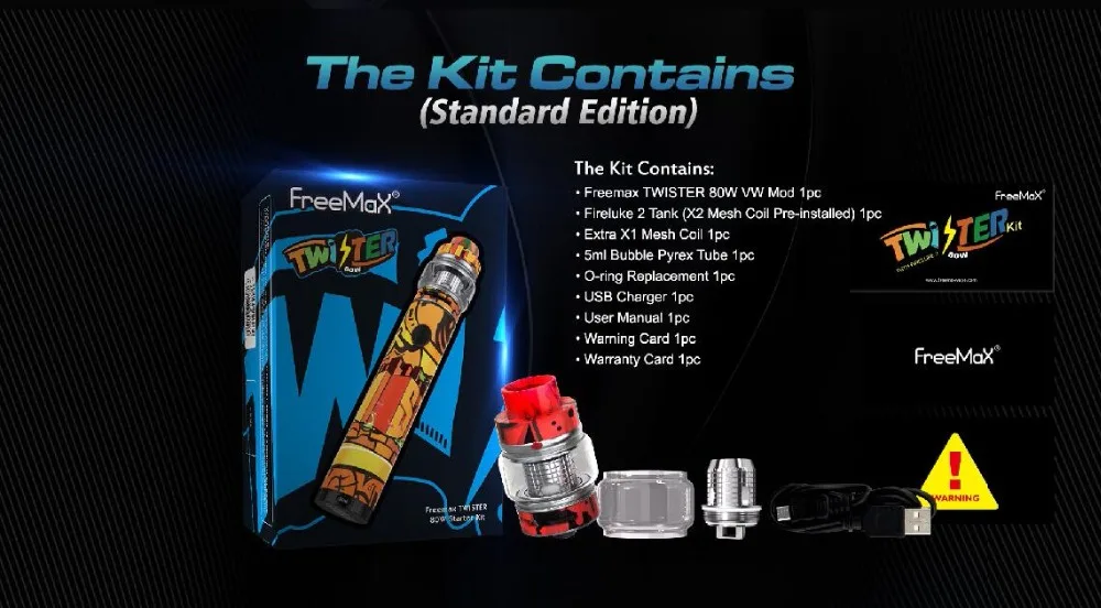 Freemax Twister 80W Starter Kit-7