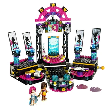 

10406 Girls Pop Star Show Stage Building Blocks Set 448pcs Assemble Toys Compatible with Blocks for Girls Gift