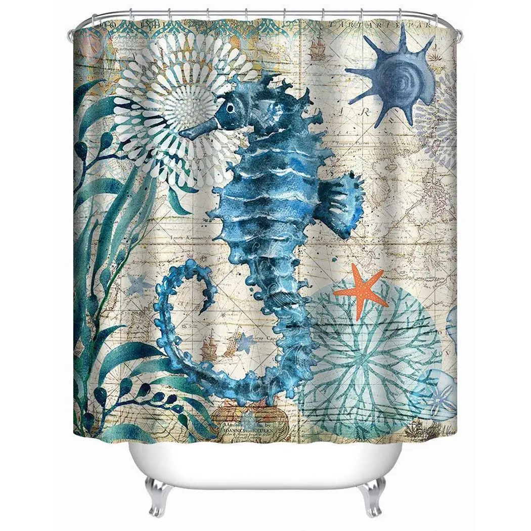 Bathroom Shower Curtain Animal Print Shower 1 12 Eco friendly, no odor