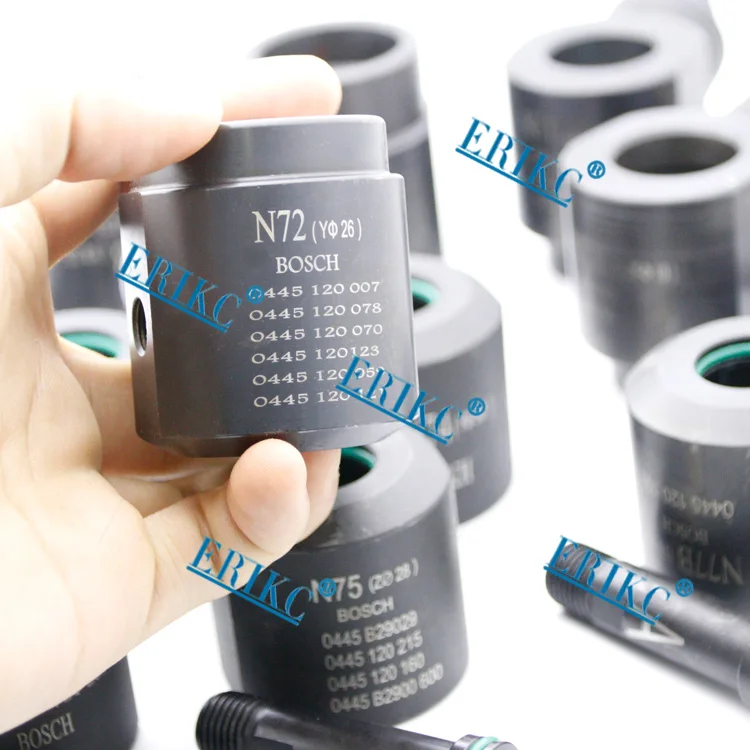 

ERIKC Common Rail Tool Tester Bench Full Set Fuel Injector Fixture Clamping Adapter Repair Kits for Common Rail Inyection CRT001