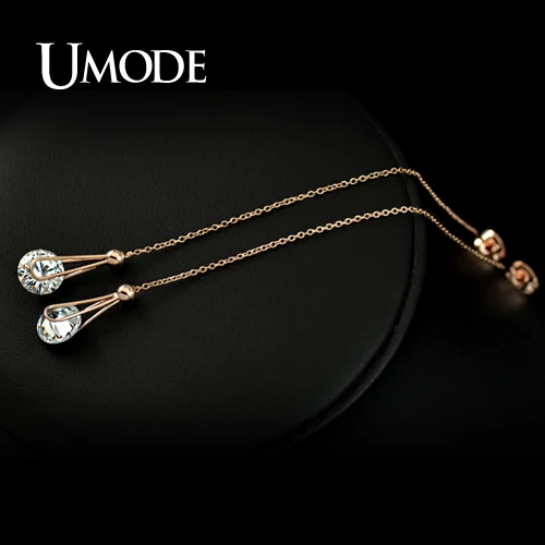 UMODE Серьги с швейцарскими фианитами 2 карата JE0229A|long drop earrings|long earringsdrop earrings |