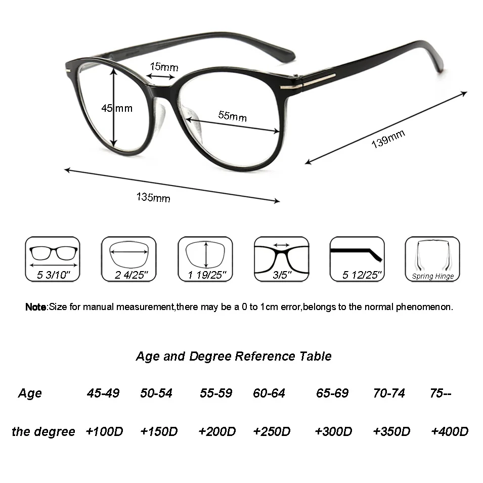 Круглые очки для чтения, женские и мужские винтажные модные дизайнерские диоптрийные очки, очки для чтения+ 1+ 1,5+ 2+ 2,5+ 3+ 3,5+ 4,0