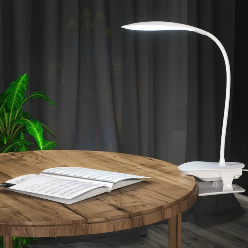 JSEX LED Table Desk Lamp Night Light Study Lamps Stand Lights USB Port Eye-caring For Office Bedroo