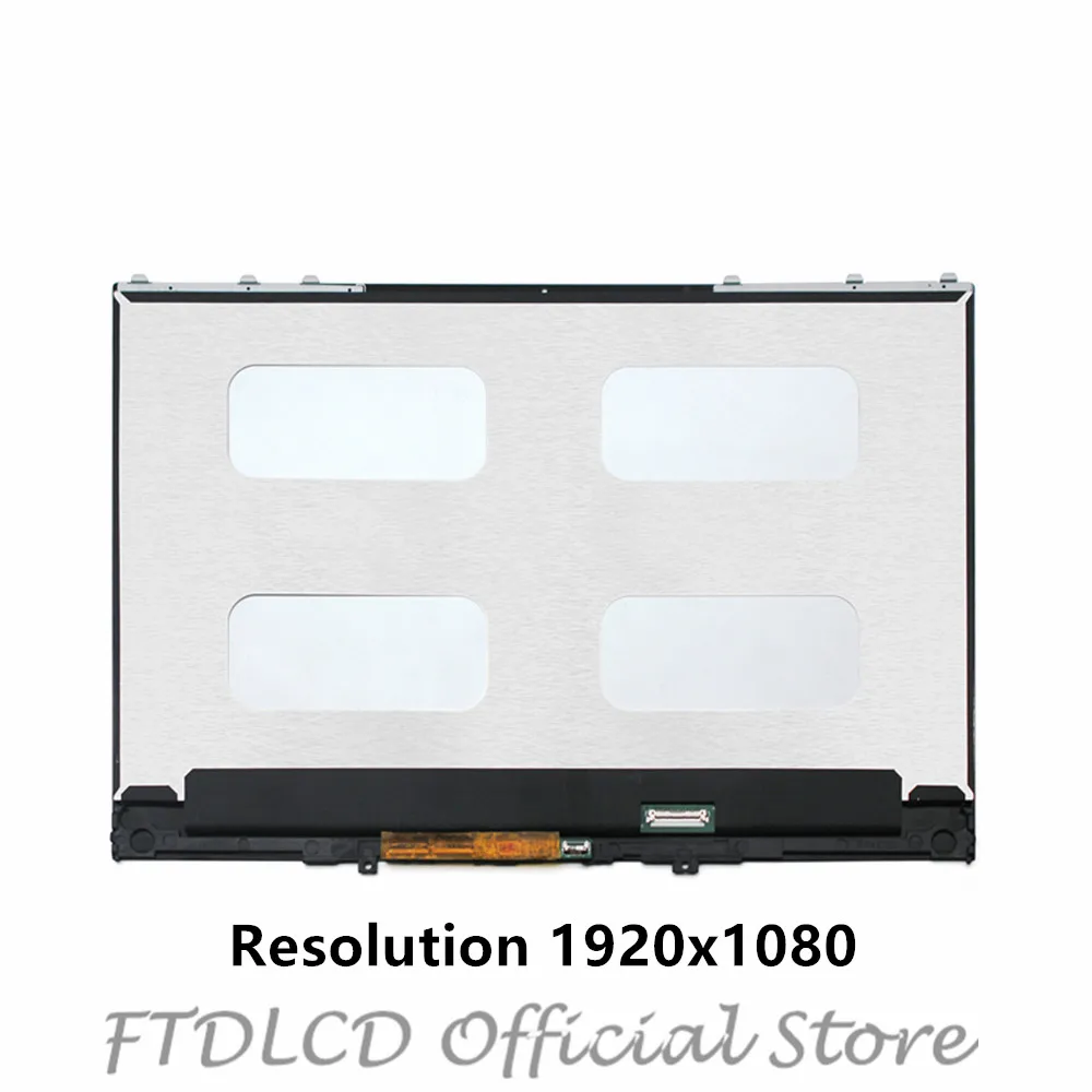 FTD lcd 13,3 ''светодиодный lcd кодирующий преобразователь сенсорного экрана в сборе+ рамка B133ZAN02.3 LP133UD1. SPA1 для lenovo Yoga 730-13IKB 81CT 81ct007рус