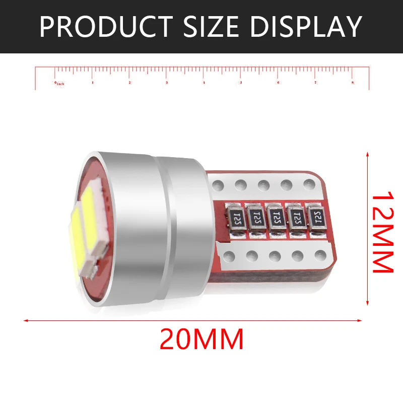10 шт. стайлинга автомобилей авто светодиодный T10 Canbus 194 W5W 2 SMD 5630 Светодиодный светильник лампа без ошибок светодиодный светильник парковки T10 светодиодный автомобильный боковой светильник