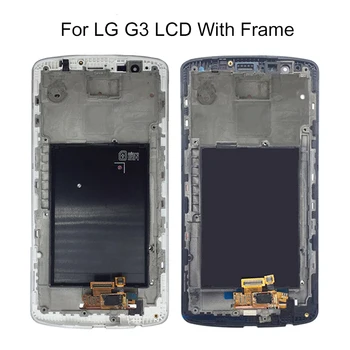 

Y-HOIVA 5.5'' For LG G3 D850 D851 D855 D858 LCD Display Touch Screen Digitizer Assembly With Frame Replacement