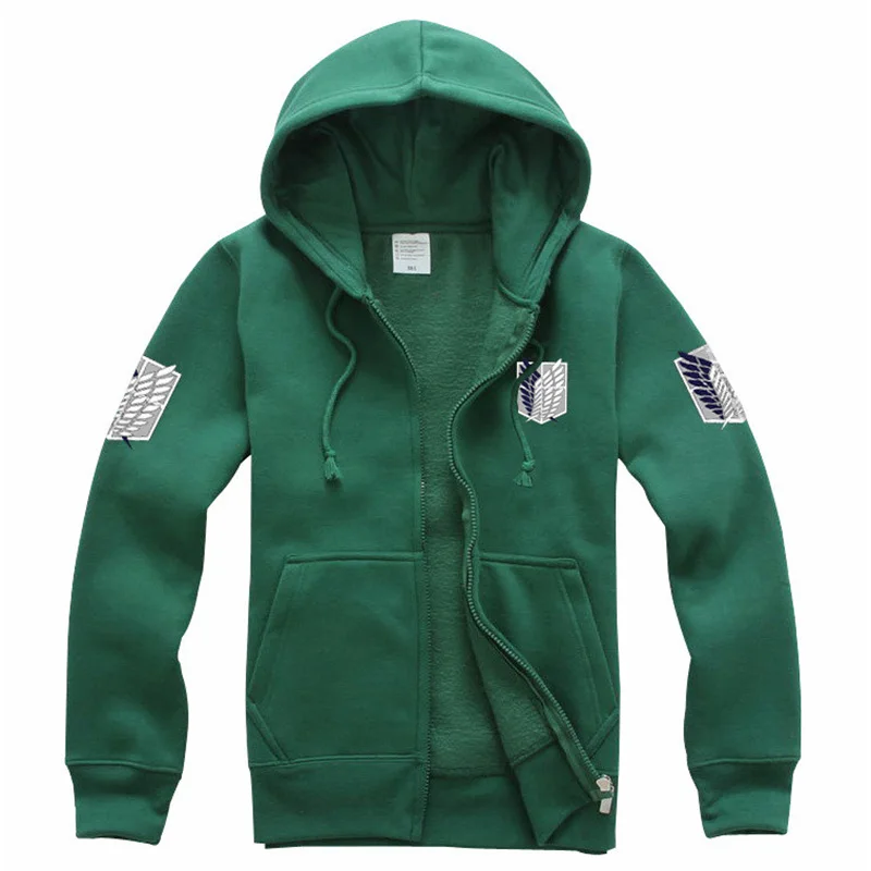Novedan-Anime-ataque-en-Tit-n-Cosplay-trajes-con-capucha-Verde-Negro-Scouts-legi-n-con (2)