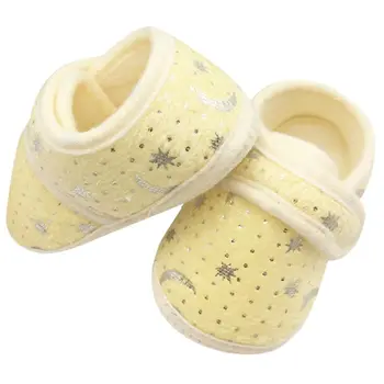 

Cute Infant Bay Boys Girls Shoes Cotton Crib Shoes Star Print Prewalker New Arrival