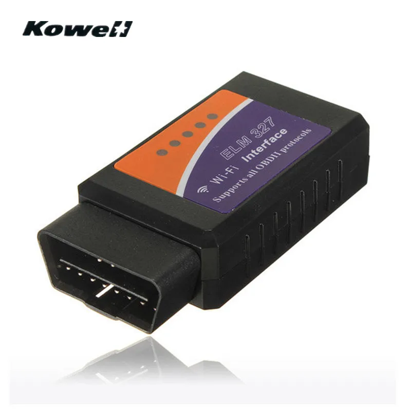 

KOWELL Super ELM327 Wi-Fi Wireless OBDII Car Diagnostic Reader Scanner Adapter for iPhone Smart Intelligent OBD 2 Scan Tools