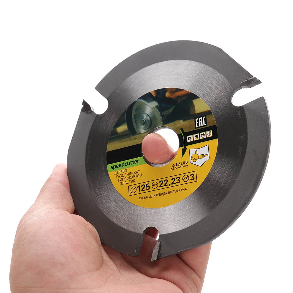 125 мм 3T пильный диск Мультитул шлифовальный станок Пила диск с твердосплавными режущими пластинами: резьба по дереву радиальношлифовальная машина карбида Мощность инструмент вложения