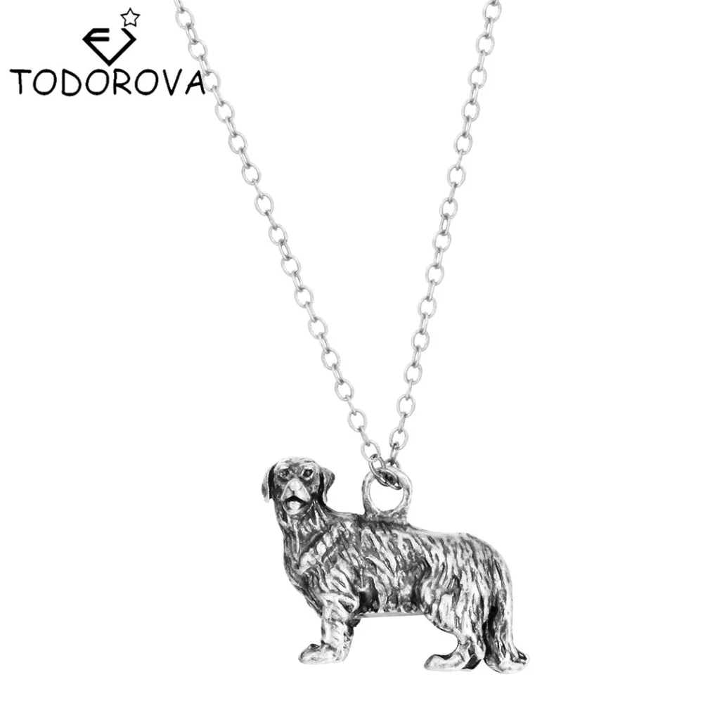 

Punk 3D Realistic Retriever Animal Dog Breed Necklaces & Pendants Vintage Jewelry Accessories for Women Collier Christmas Gifts