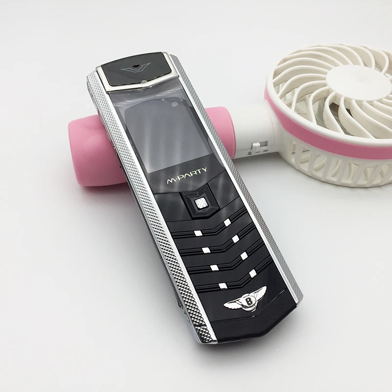 MPARTY LT2 Роскошный Металлический кожаный корпус Оригинальный китайский GSM телефон